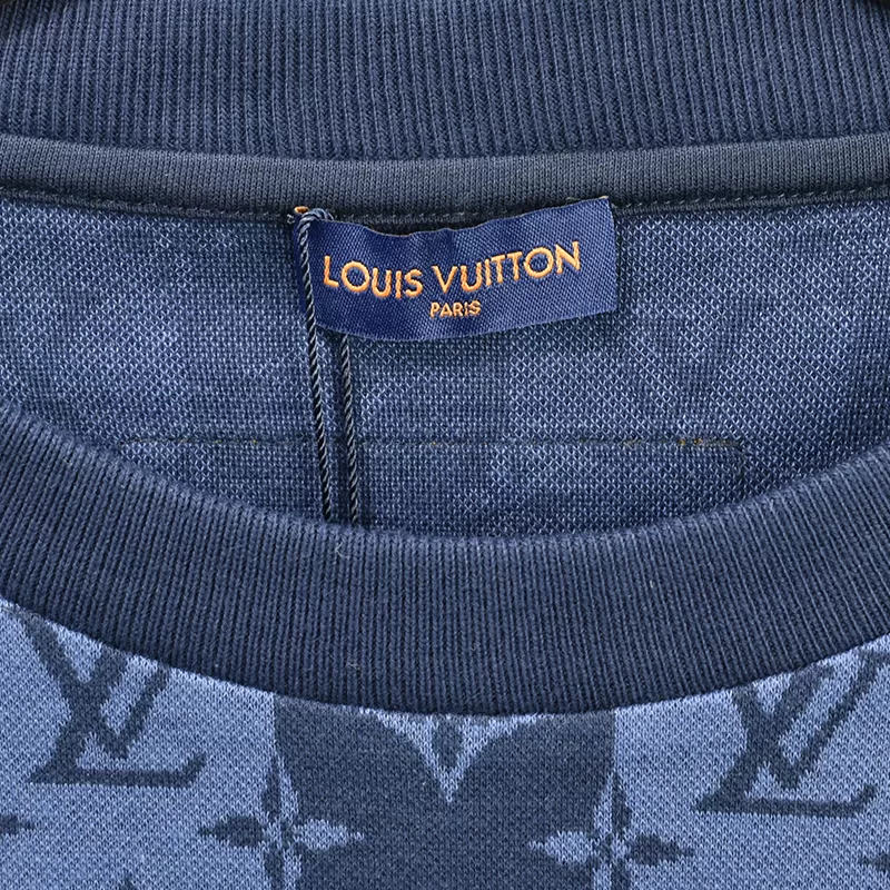 Louis Vuitton lvse monogram gradient T-shirt blue in 2023