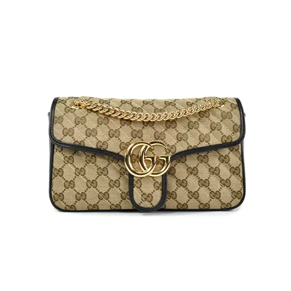 Bolso Marmont GG  Supreme Castaño