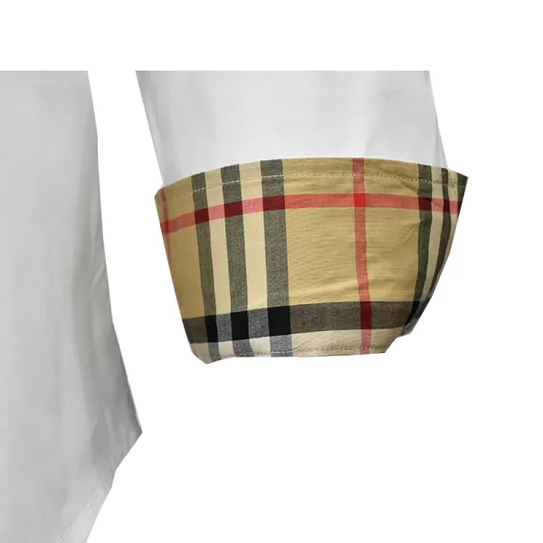 Camisa con Bordado Burberry blanca - Imagen 2