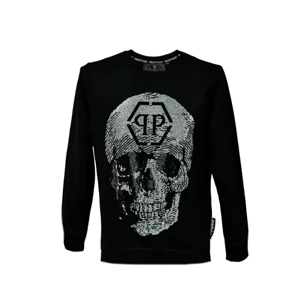 T-Shirt round Neck LS Skull